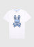 Psycho Bunny T-Shirt - Wardell Graphic - White - B6U605T1PC