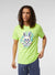 Psycho Bunny T-Shirt - Milby Graphic - Lime Glow - B6U624T1PC
