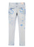 Purple-Brand Jeans - Silver Birch Over Light Indigo W-Paint - P001-SOIP