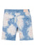 Purple-Brand Shorts - Light Faded Indigo Bleached Out Splatter  - P020-IBOS