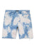 Purple-Brand Shorts - Light Faded Indigo Bleached Out Splatter  - P020-IBOS