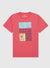 Psycho Bunny T-Shirt - Bevans Graphic - Azalea Pink - B6U608T1PC