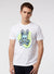 Psycho Bunny T-Shirt - Hurell Graphic - White - B6U623T1PC