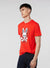 Psycho Bunny T-Shirt - Milby Graphic - Bright Poppy - B6U624T1PC