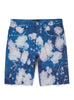 Purple-Brand Shorts - Blue Dyed Layered Bleach - P020-BDLB