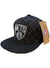 Mitchell & Ness Snapback - Quilted Taslan Nets - Black