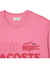 Lacoste T-Shirt - Vintage Print Organic Cotton - Pink-2R3 - TH5440