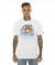 Cult Of individuality - T-SHIRT SHORT SLEEVE CREW NECK TEE"LUCKY BASTARD TIGER" IN WHITE