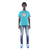 Cult Of individuality - 3D CLEAN SHIMUCHAN LOGO SHORT SLEEVE CREW NECK TEE IN TILE BLUE