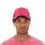 Cult Of Individuality Hat - CLEAN LOGO MESH BACK TRUCKER CURVED VISOR IN VINTAGE RED