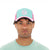 Cult Of Individuality Hat - CLEAN LOGO MESH BACK TRUCKER CURVED VISOR IN VINTAGE MINT