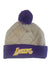 Mitchell & Ness NBA Quilted Pom Beanie - HWC Los Angeles Lakers