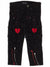 Focus Kids Jeans - Red Heartbreaker - Black - 3201