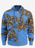 Versace Hoodie - Regalia Baroque Zip-Up - Blue - 72GAI3Z0 G23