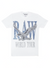 Rawyalty T-Shirt - World Tour - White With Blue
