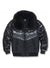 Jordan Craig Jacket Big Kids - Blocked Puffer - Triple Black - 91548B