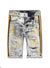 Kids Jordan Craig Shorts - Striped & Painted - Cement Wash - J3175SB - CM