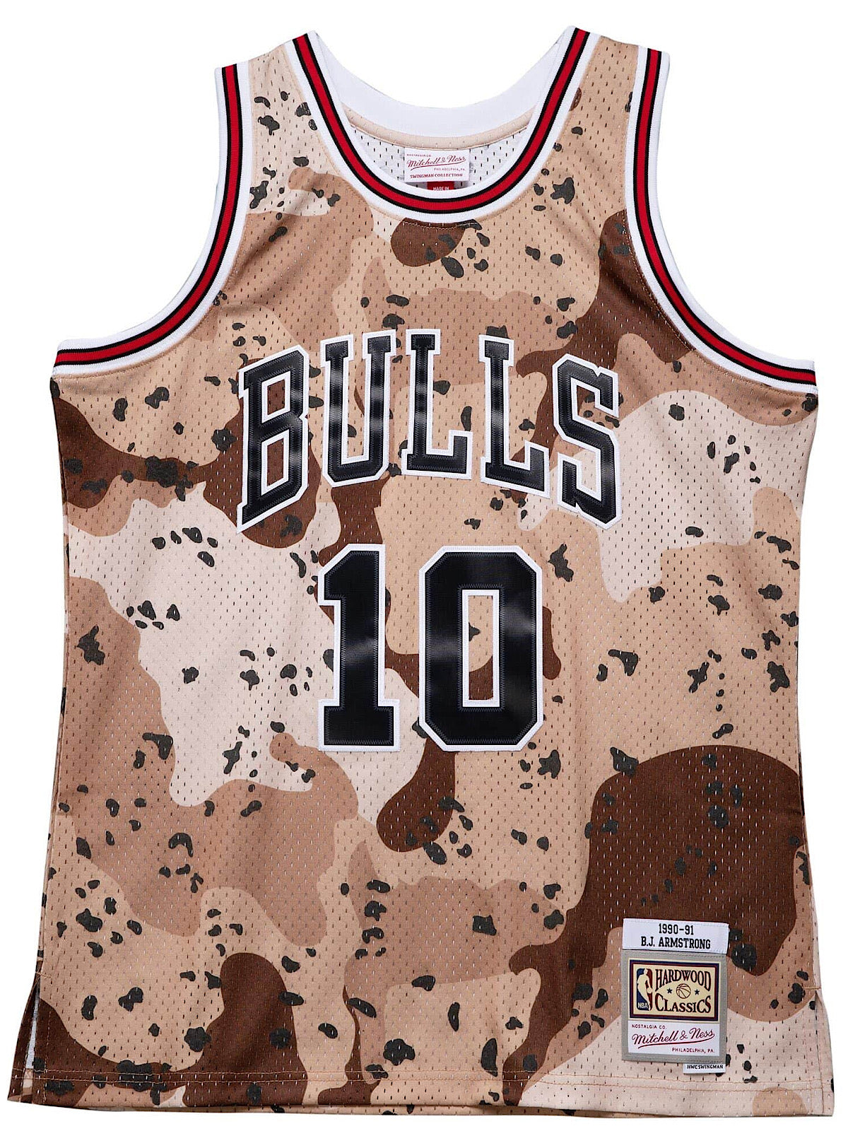 BJ Armstrong Jersey  Chicago Bulls 1990-91 Mitchell & Ness Red Throwback  Swingman Jersey