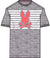Psycho Bunny T-Shirt - Cullman Crew Neck Tee - Heather Silver - B6U4200N1PC