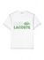 Lacoste T-Shirt - Vintage Print Organic Cotton - White-001 - TH5440