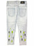 DNA Kids Jeans - Stones & Paint - Light Blue With Black And Neon