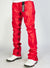 Politics Jeans - Endacott - Red with Black - 502