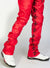 Politics Jeans - Endacott - Red with Black - 502