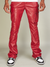 R3Bel Pants - PU Cargo - Red - 632-692