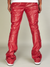 R3Bel Pants - PU Cargo - Red - 632-692