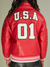 R3Bel Jacket - Varsity Superstar - Red - 132-585