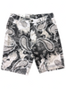 Rebel Minds Shorts - Paisley Satin - Black - 131-793