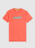 Psycho Bunny T-Shirt - Rushup Reflective Tee - Neon Coral - B6U201N1PC