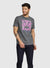 Psycho Bunny T-Shirt - Haines Graphic Tee - Heather Storm - B6U608N1PC