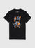 Psycho Bunny T-Shirt - Waverly Graphic Tee - Black - B6U750U1PC