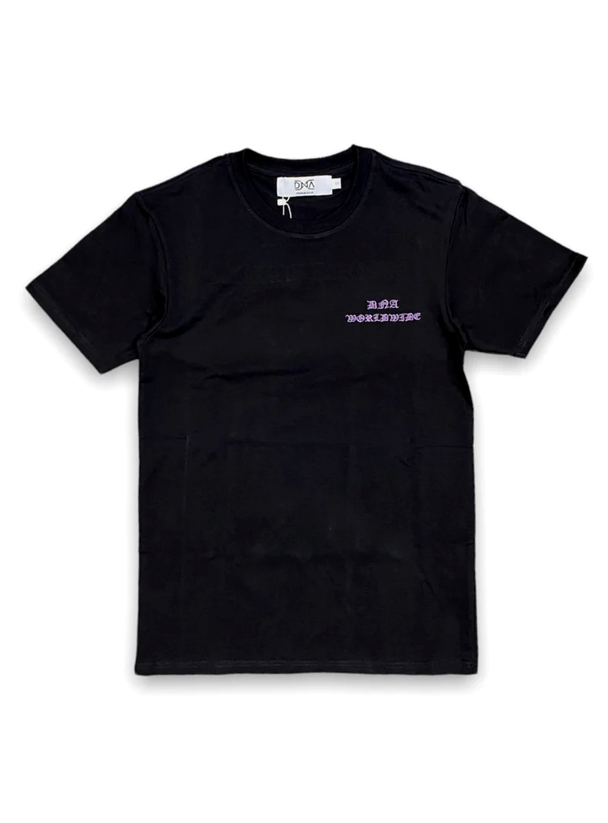 Black cotton T-shirt - PURPLE BRAND - Mariodannashop