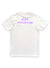 DNA T-Shirt - Worldwide - White With Purple