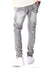 Waimea Jeans - Rip & Repair - M5686D - Grey Bleach