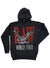 Rawyalty Hoodie - World Tour Eagle - Black With Red