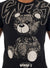 George V T-Shirt - Graffiti Bear GV Tag - Black - GV2514