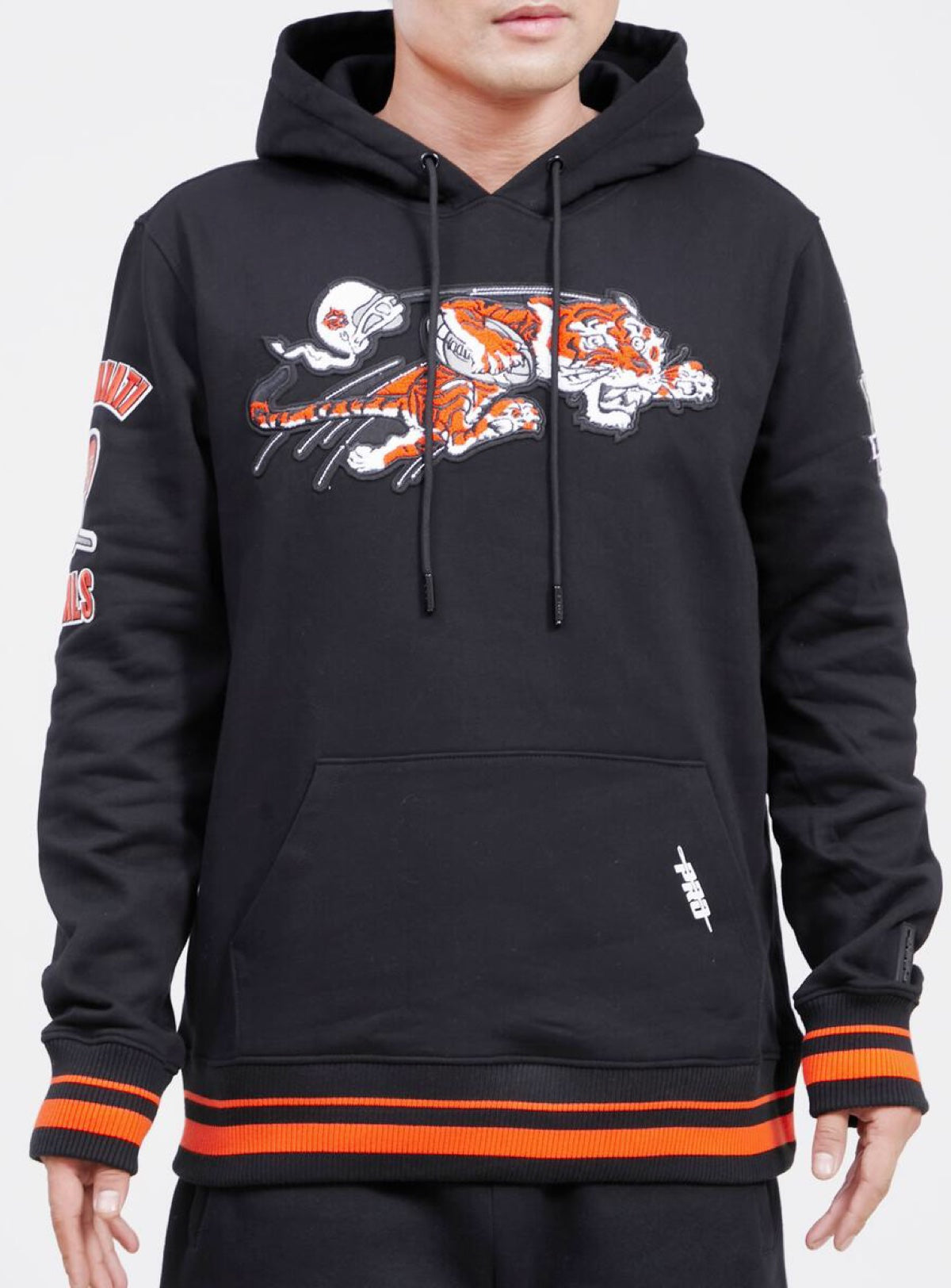 CINCINATTI BENGALS CLASSIC FLC PO HOODIE (BLACK) – Pro Standard