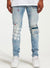 Crysp Denim Jeans - Benjamin - Blue - CRYf122-101