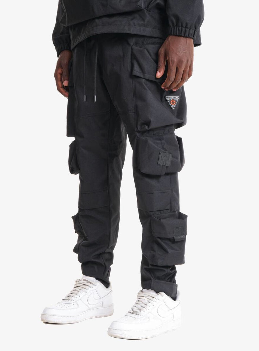 Life Code Track Pants - Twill Cargo - Black - 23P39 – Vengeance78
