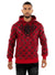 George V Hoodie - Branded Diamond - Red - GV2418