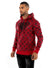 George V Hoodie - Branded Diamond - Red - GV2418