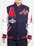 Pro Standard Jacket - Logo Mashup Varsity - Atlanta Braves - Midnight Navy - LAB663447