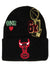Mitchell & Ness Hat - NBA Hyperlocal Knit Beanie - Bulls - Black - SH21011