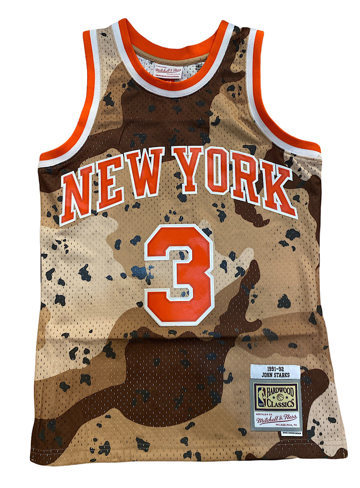 Mitchell & Ness Youth Boys Orange and Royal New York Knicks 1991