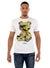 George V T-Shirt - Camo Bear - White And Gold - GV2511