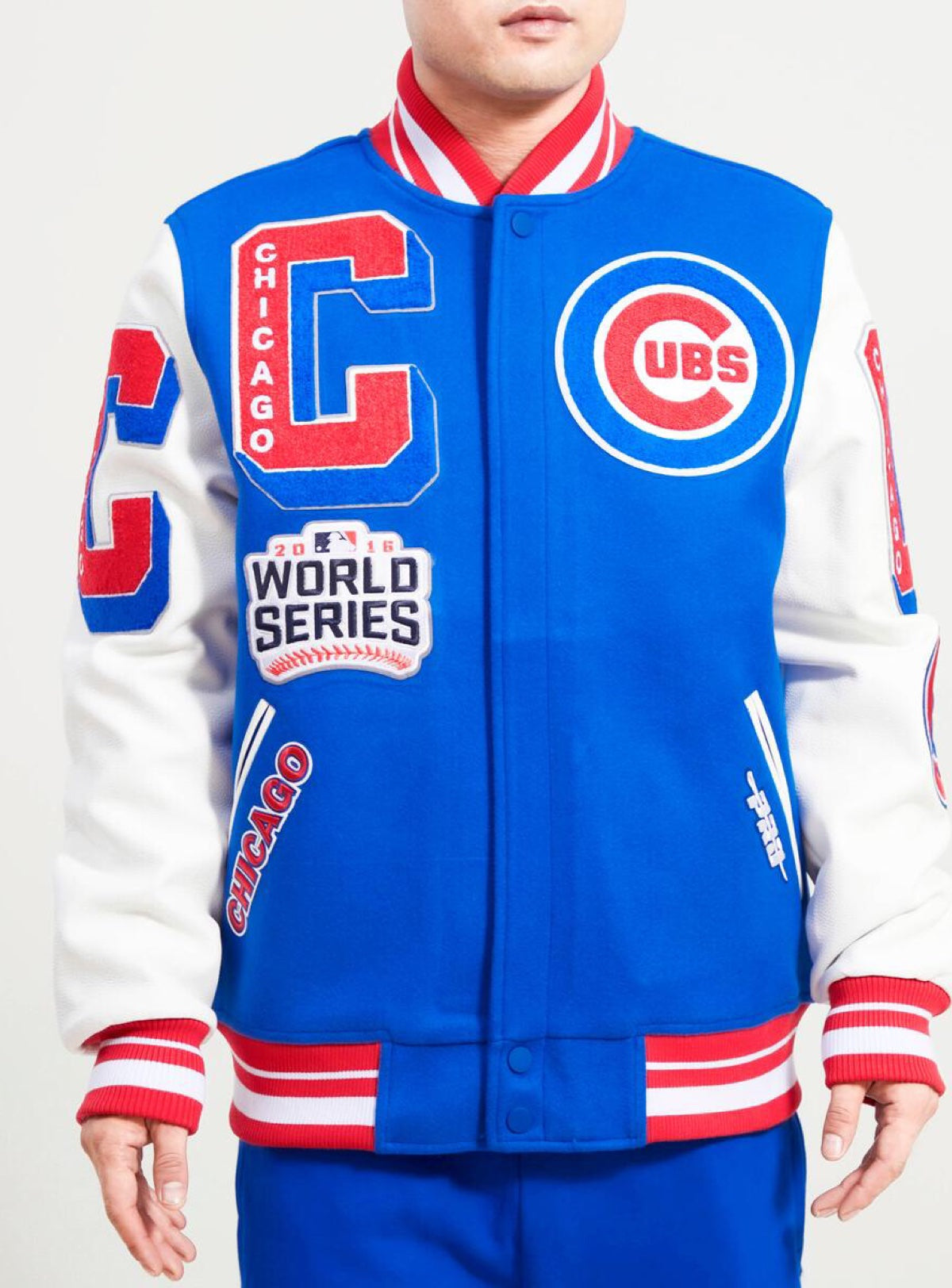 Chicago Cubs Profile Women's Plus Size Quarter-Zip Jacket