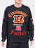 Pro Standard Sweatshirt - Old English Crew - Cincinnati Bengals - Black And Orange - FCI642983